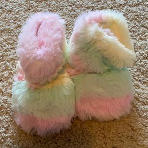 Carter’s rainbow slippers